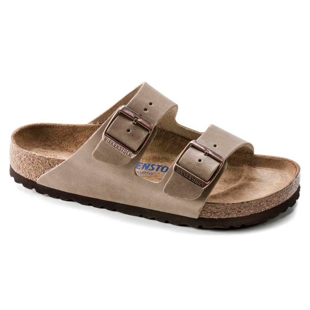 Excellent Condition Birkenstock Arizona Soft Footbed Oiled Leather - Size 40